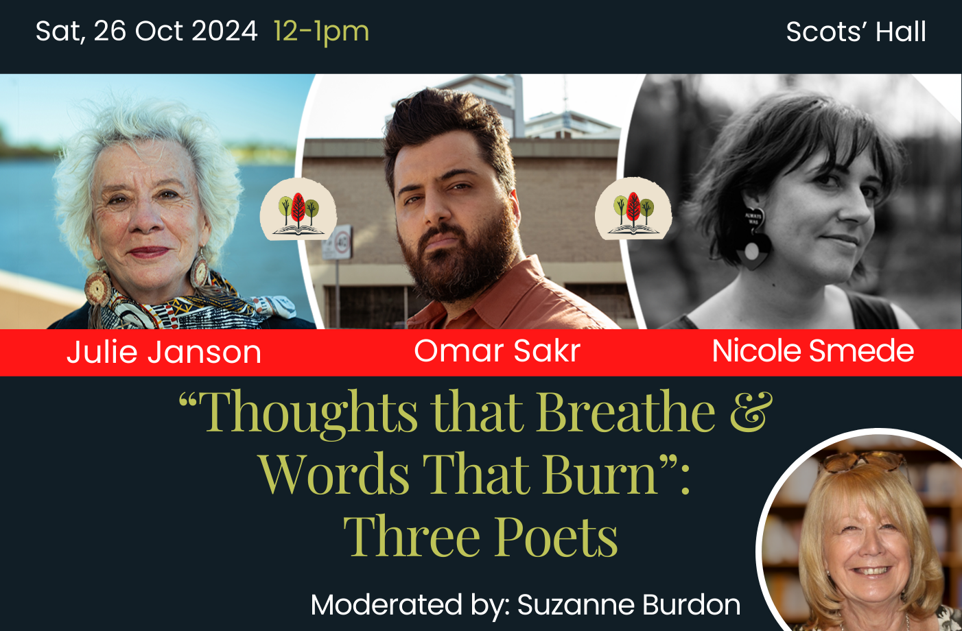 Thoughts that Breathe & Words That Burn': Three Poets - Saturday