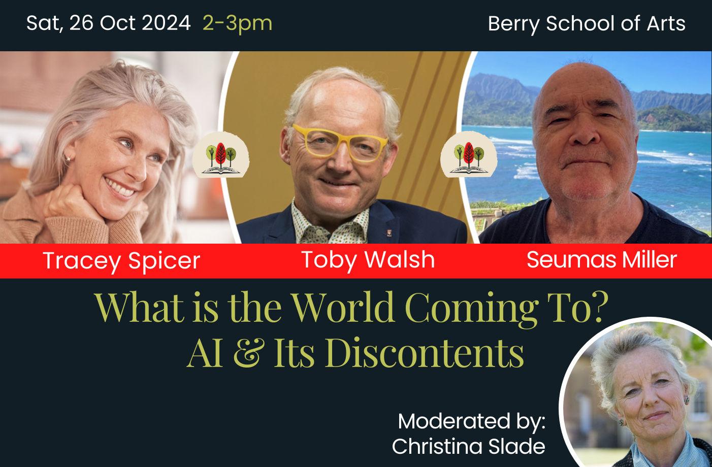 What is the World Coming To? AI & Its Discontents - Saturday