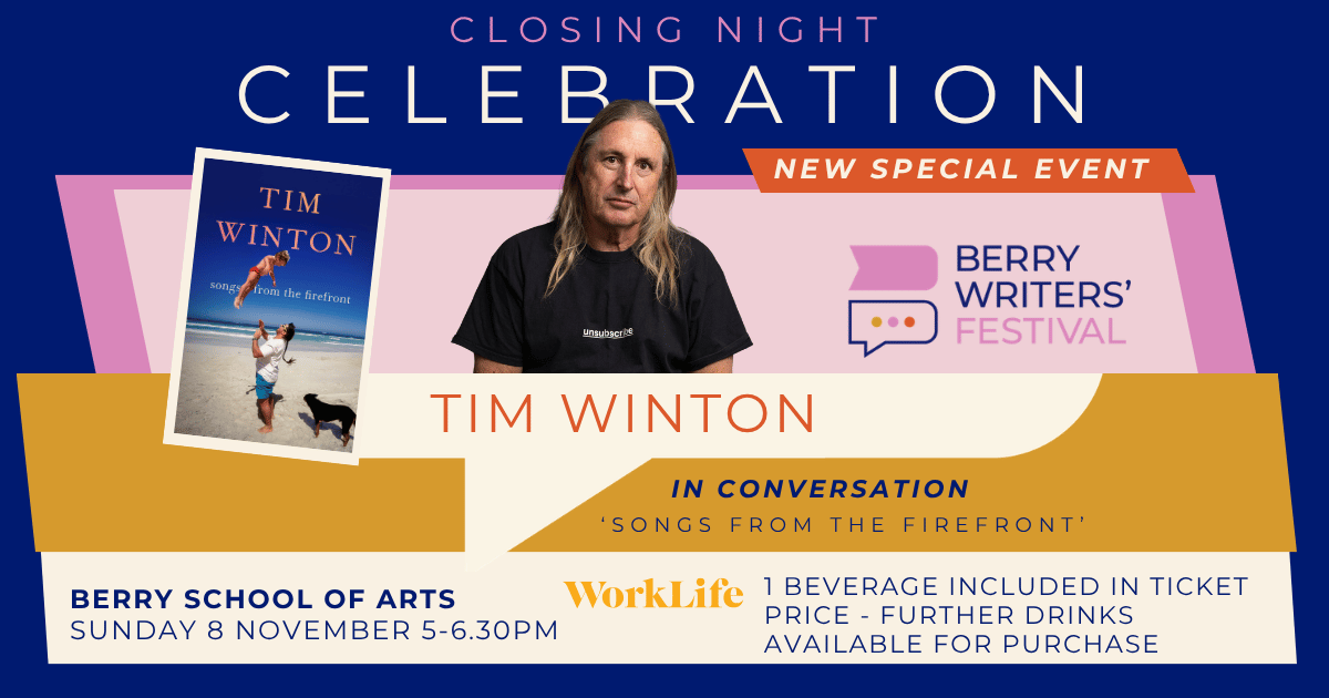 Closing Night Celebration – Tim Winton in Conversation