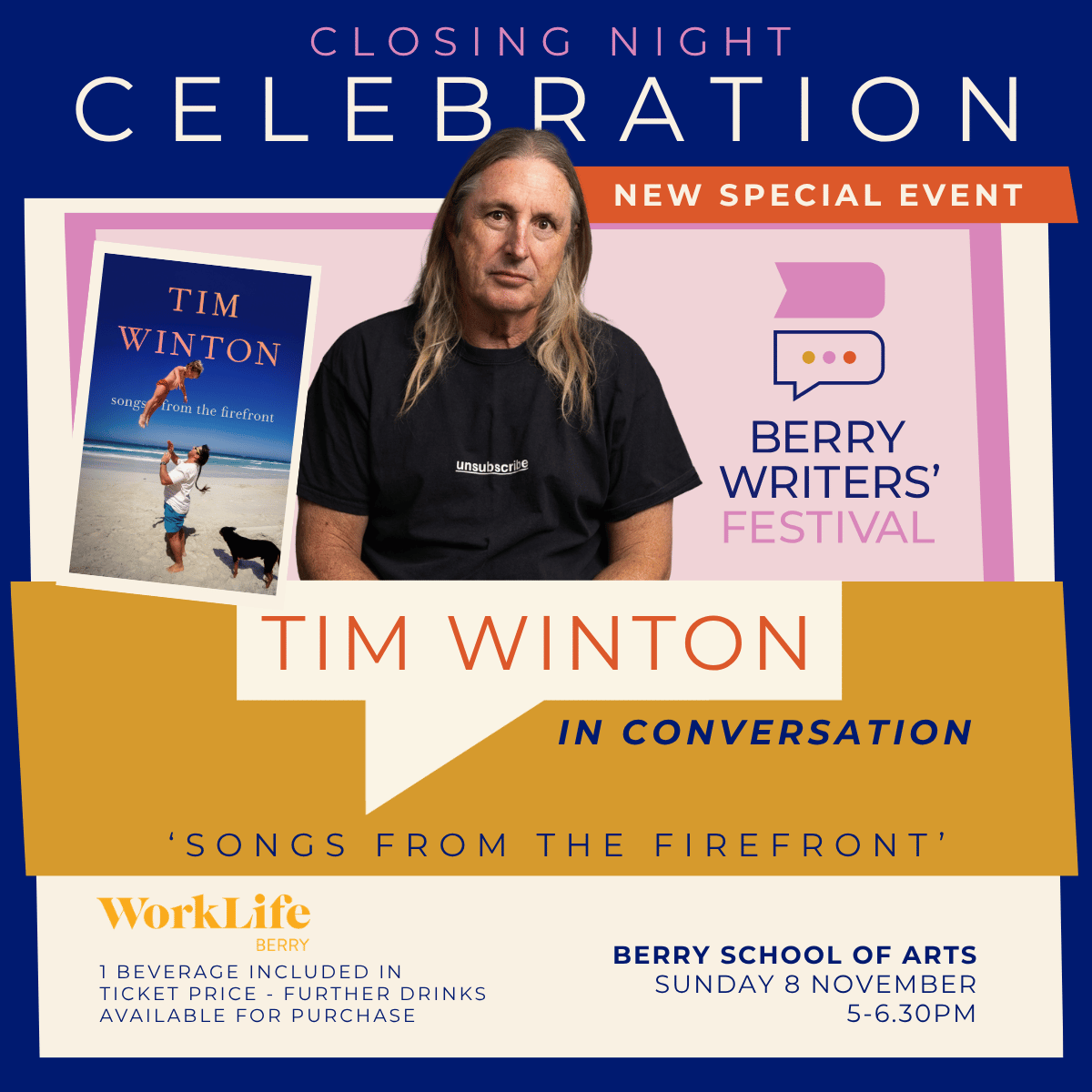 Closing Night Celebration - Tim Winton in Conversation